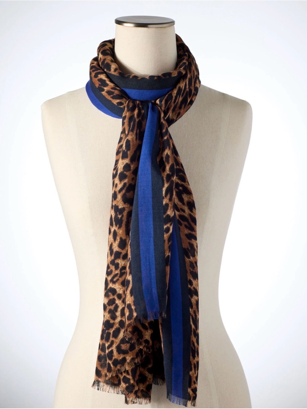 Talbots Leopard Oblong Scarf- NWT
